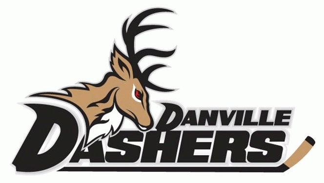 Danville Dashers 2011 12-2013 14 Primary Logo vinyl decal